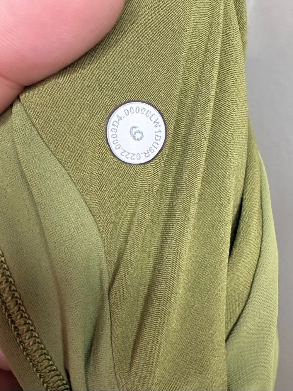 Lululemon Lightweight High-Neck Romper Bronze Green size 6